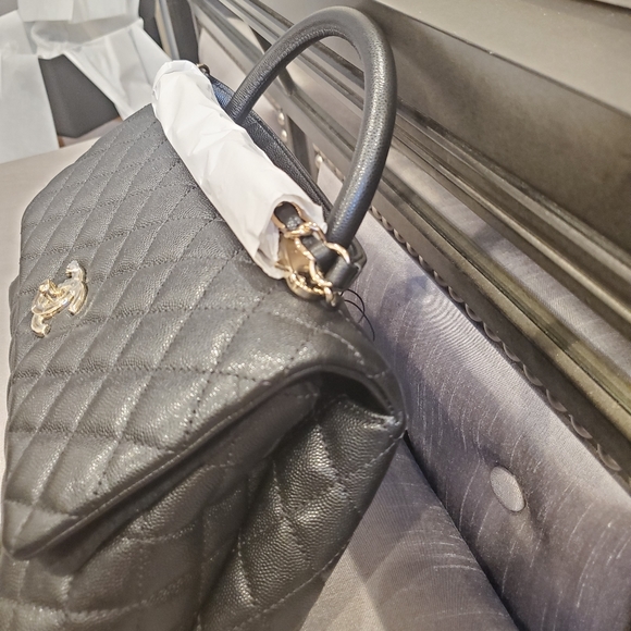 Chanel Coco Flap with Top Handle - Picture 4 of 16